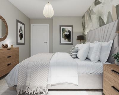 CGI example of bedroom at Whiffens Avenue, Amherst Rise, Chatham shared ownership